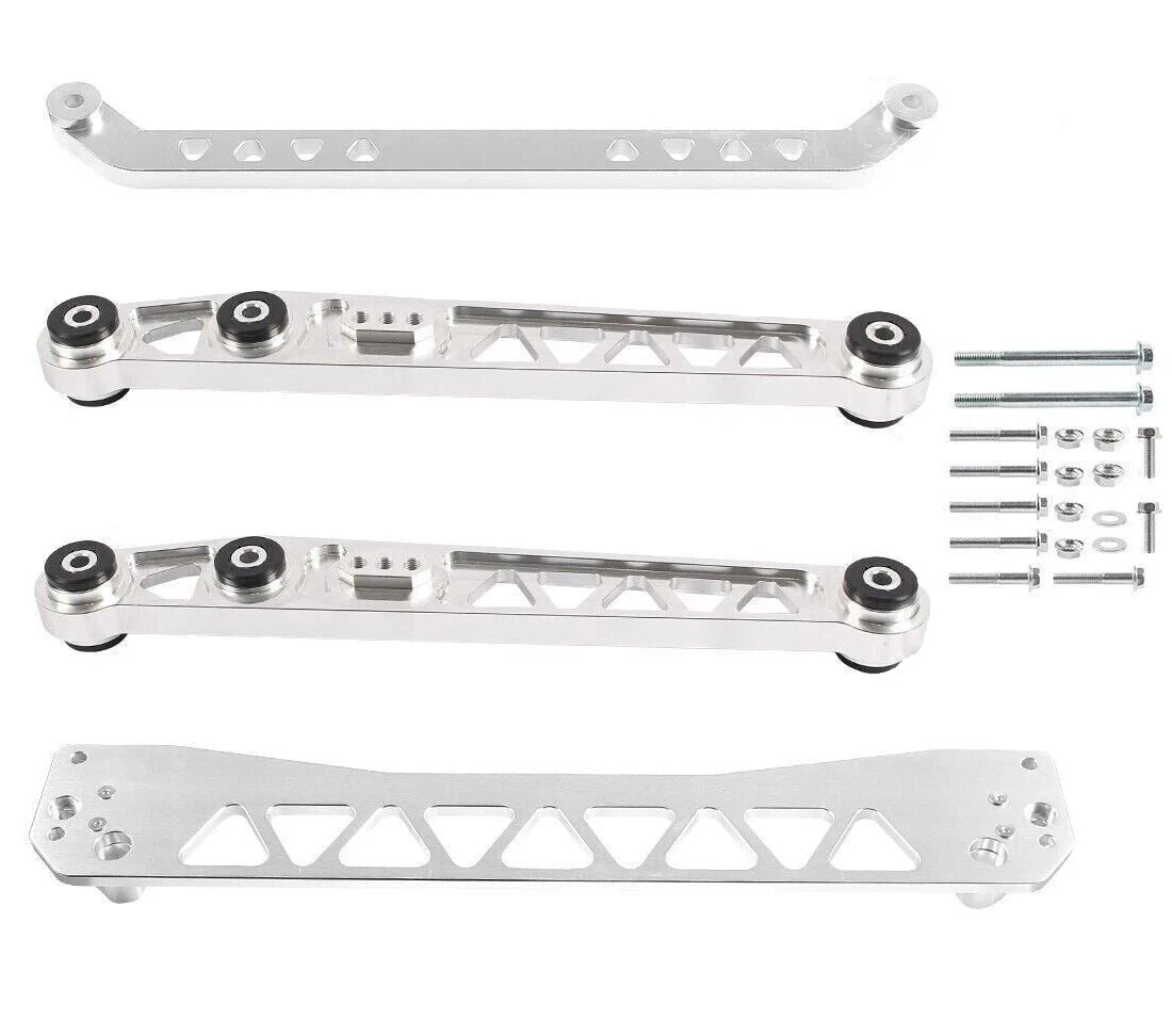 Rear Lower Control Arms & Subframe Brace Tie Bar for Honda Civic EK (1996–2000)