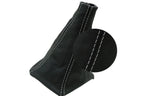 Manual Shift Boot for Toyota Supra (1986–1992) - Leather Synthetic, White Stitch