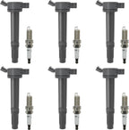 Ignition Coil and Spark Plug Kit for Toyota Camry Avalon RAV4 Sienna (UF487)