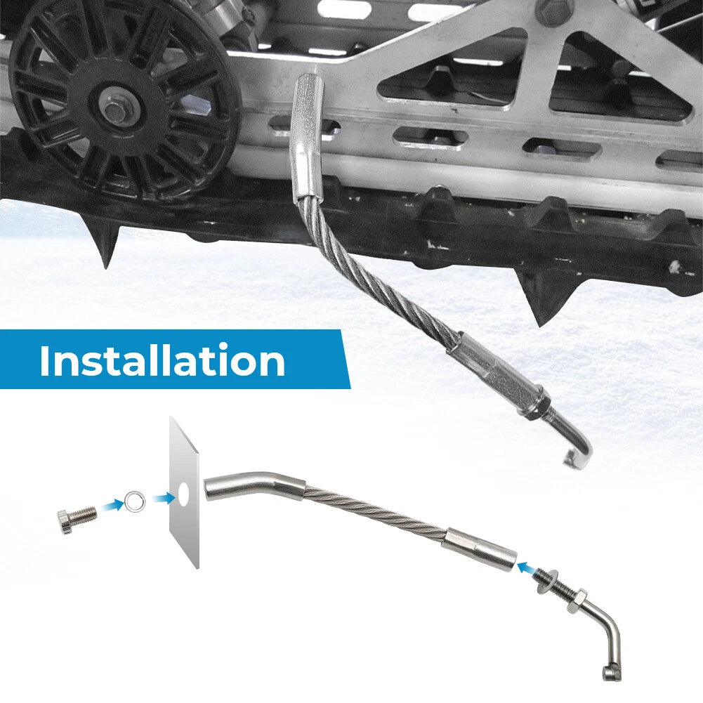 Ice Scratchers for Polaris Ski Doo Snowmobile (SnowX)