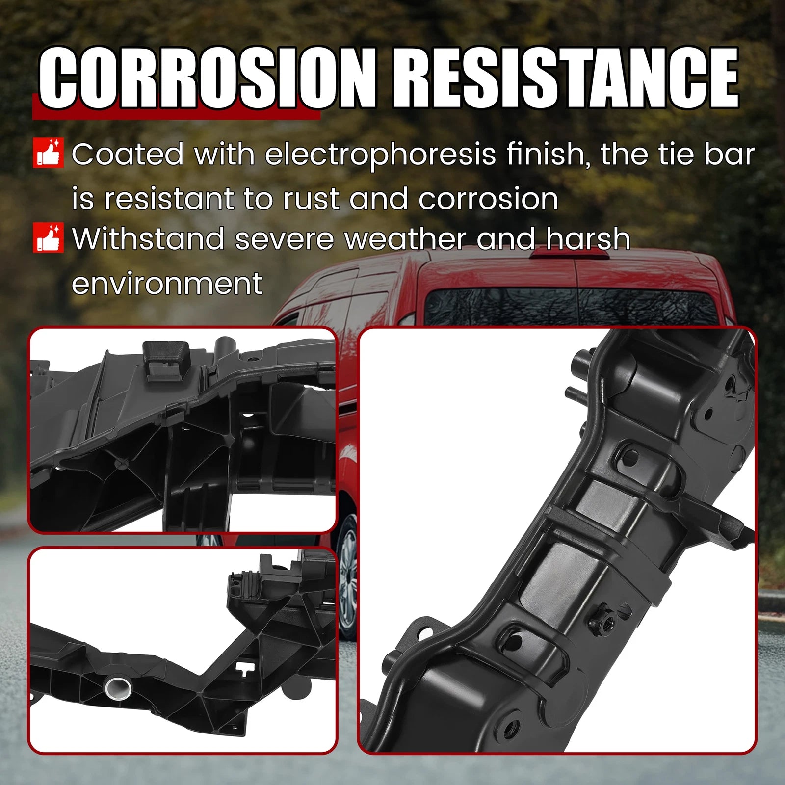 Front Upper Radiator Support for Ford Transit Connect (2014–2023)