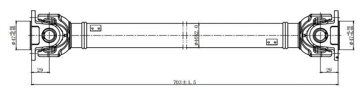 Driveshaft for BMW X3 (2006)