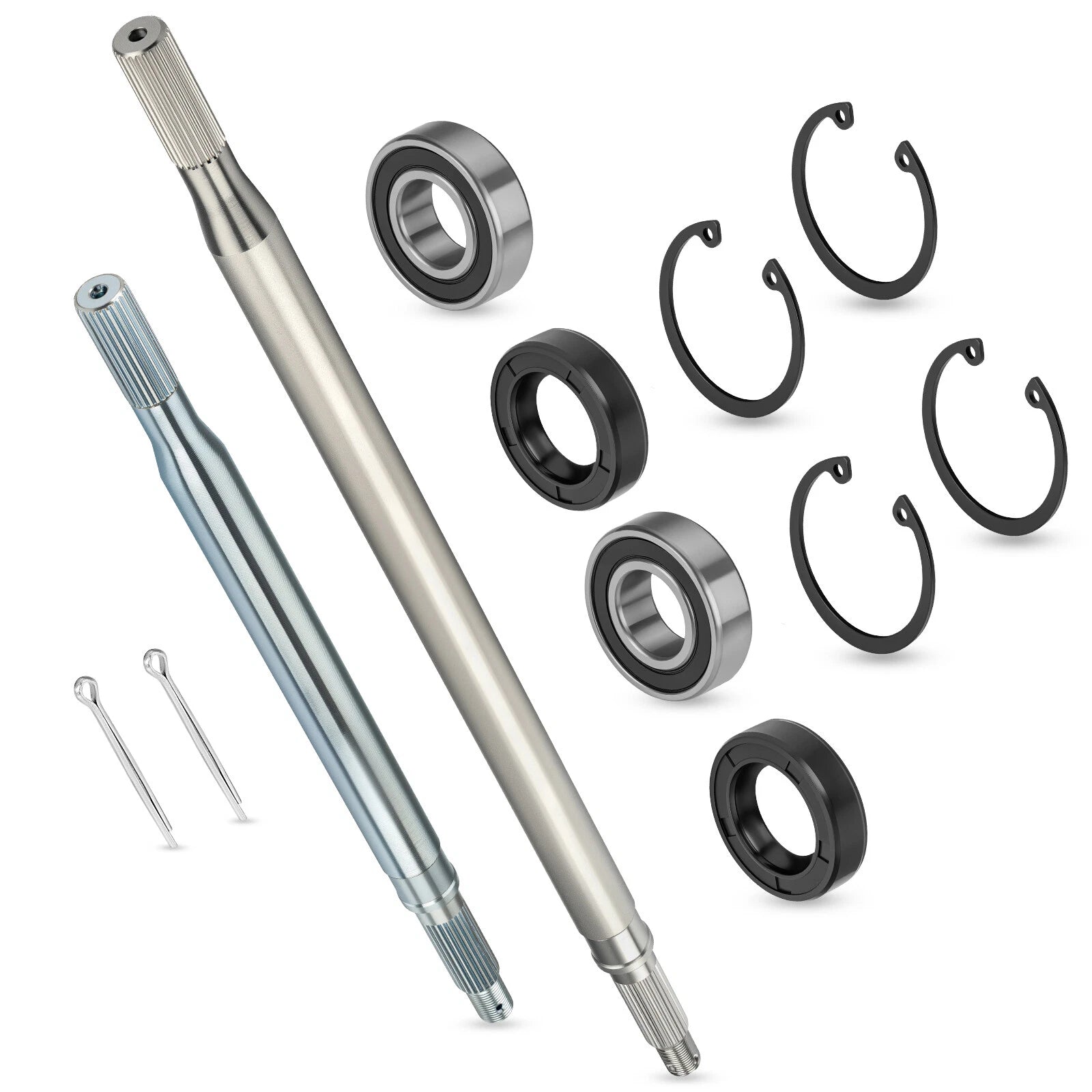 Rear Axle Shaft with Bearing Seal Kit for EZGO Golf Cart (1994–2013)