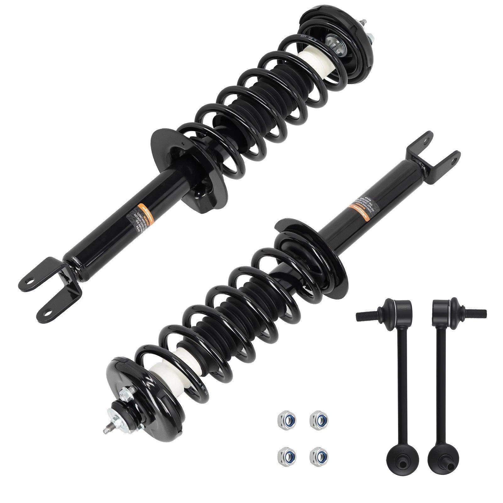 Complete Rear Struts with Sway Bar End Link for Honda Accord (2008–2012)