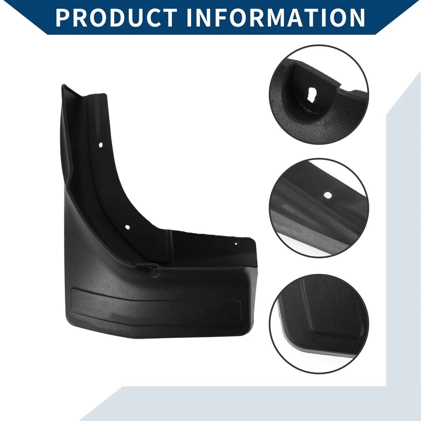 Set of 4 Mud Flaps Splash Guards for Mercedes-Benz GL/GLS (2015–2019)