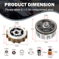 Clutch Assembly Kit for Yamaha Warrior Raptor 350 (1987–2013)