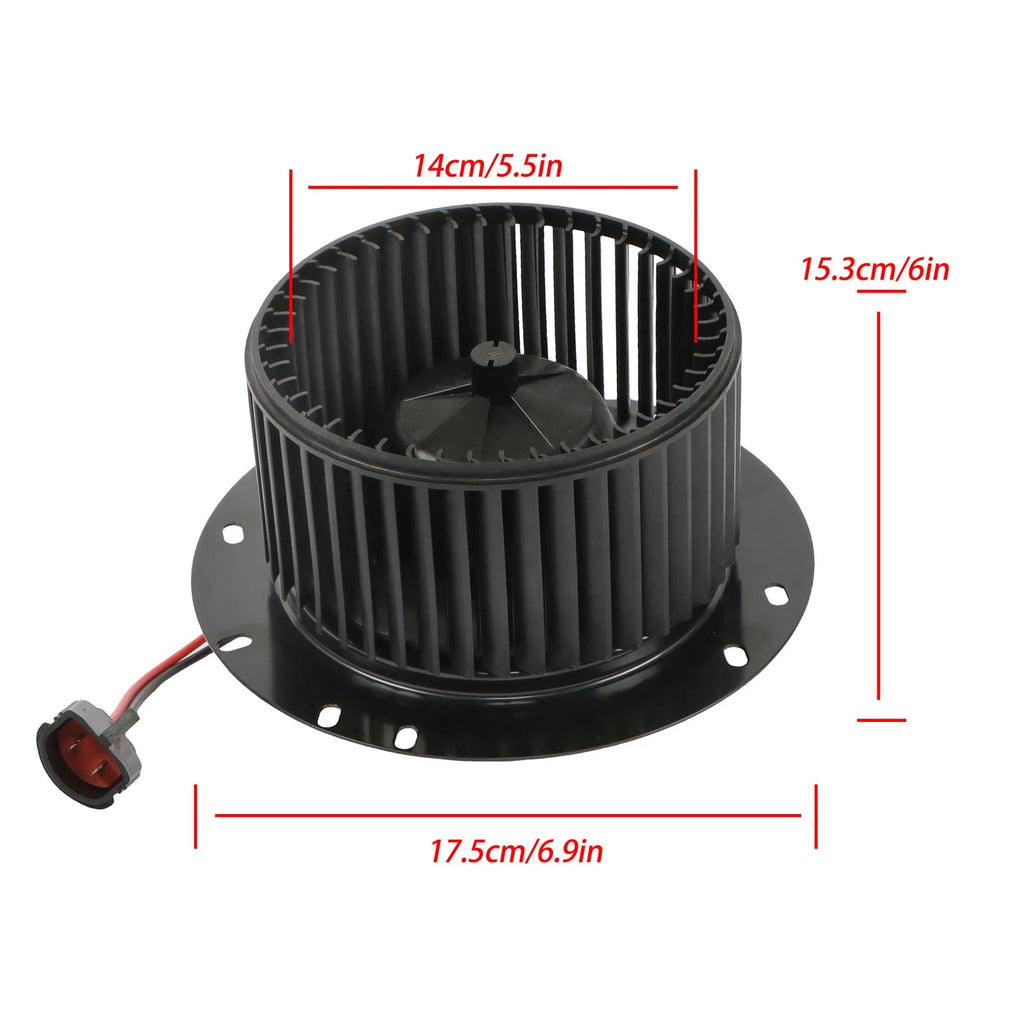 Rear HVAC Blower Motor with Fan Cage for Ford E150 E250 E350 E450 (2003–2014) 2C2Z19805A