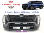 Front Bumper for Cadillac VISTIQ (2026) 6 Sensors + Camera - Nebula Metallic