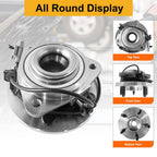 Pair Front Wheel Bearing & Hub for Jeep Grand Cherokee Commander (2005–2010)