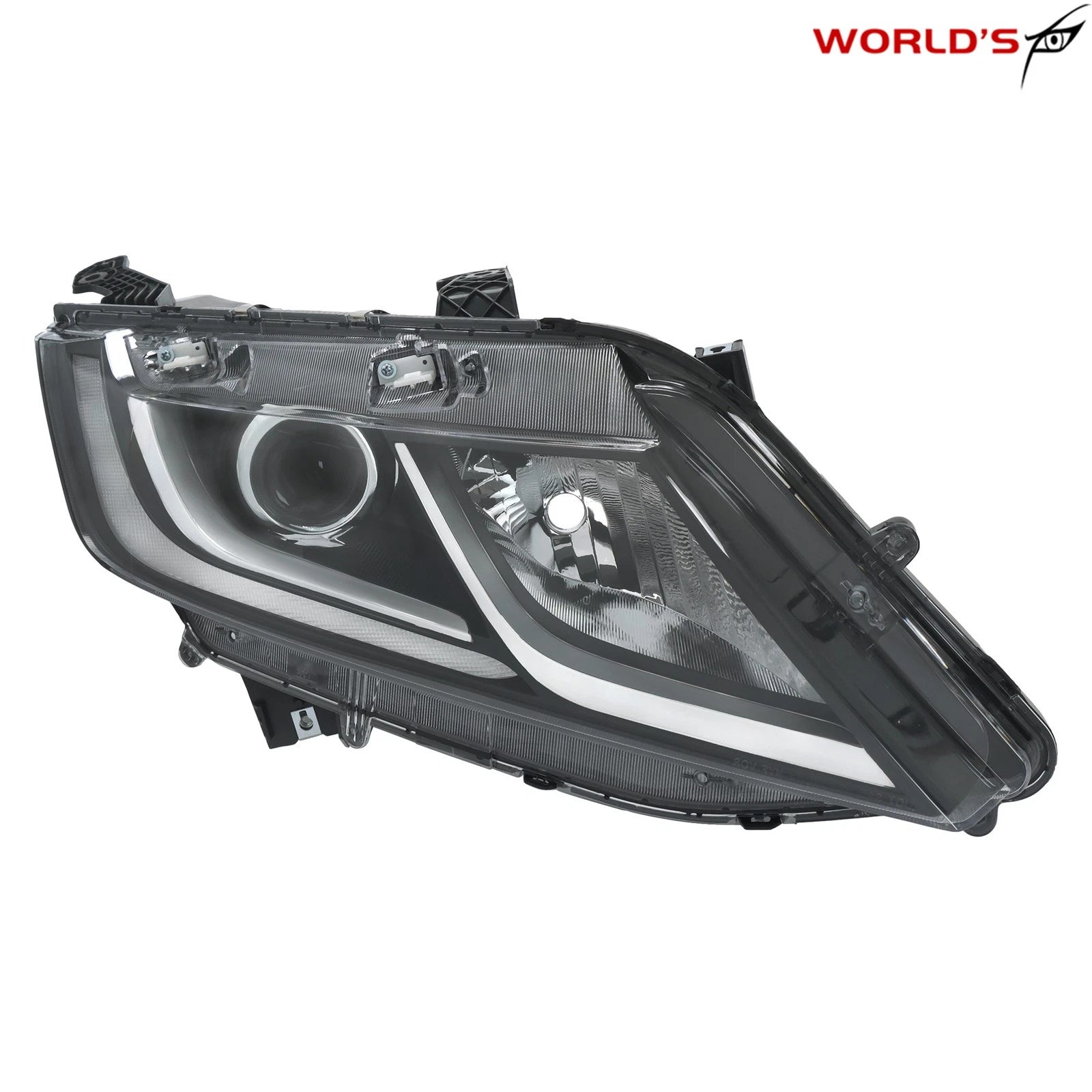 Set of 2 Halogen Headlight Assemblies for Honda Odyssey (2018–2020) w/ LED DRL