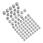 Chrome Bolt Toppers Caps for Harley Dyna Super Glide FXD (1991–2013)
