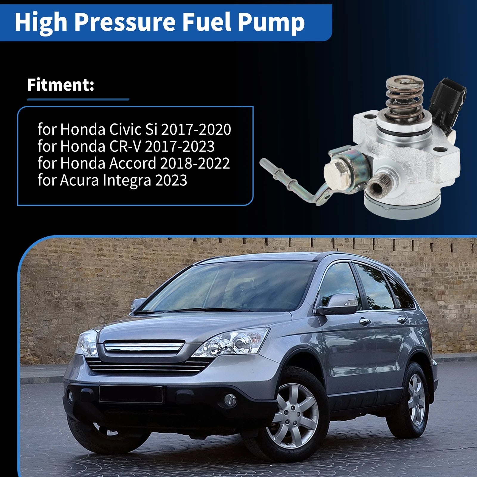 High Pressure Fuel Pump No.16790-5PC-H02 for Honda Civic Si (2017–2020)