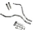 Dual Exhaust Tips for Nissan Titan (2004–2006) 2.5 Inch Rolled Edge