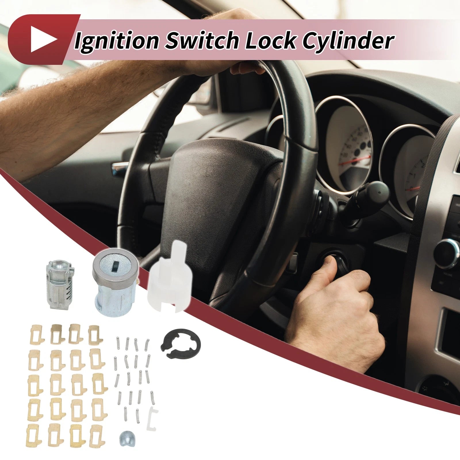 Ignition Lock Cylinder for Ford Edge (2011–2015) No. 4L3Z11582BB