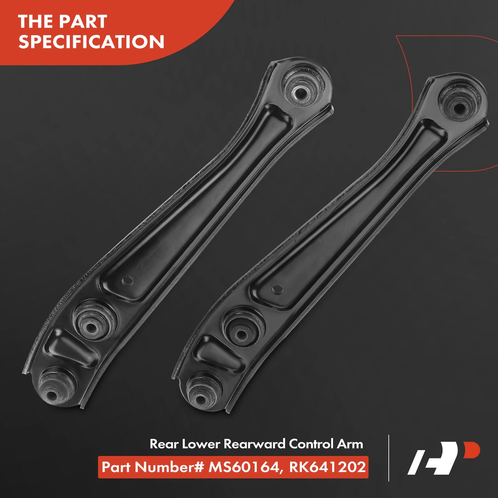 2X Rear Lower Control Arms for Honda Civic (1996–2000) Acura EL