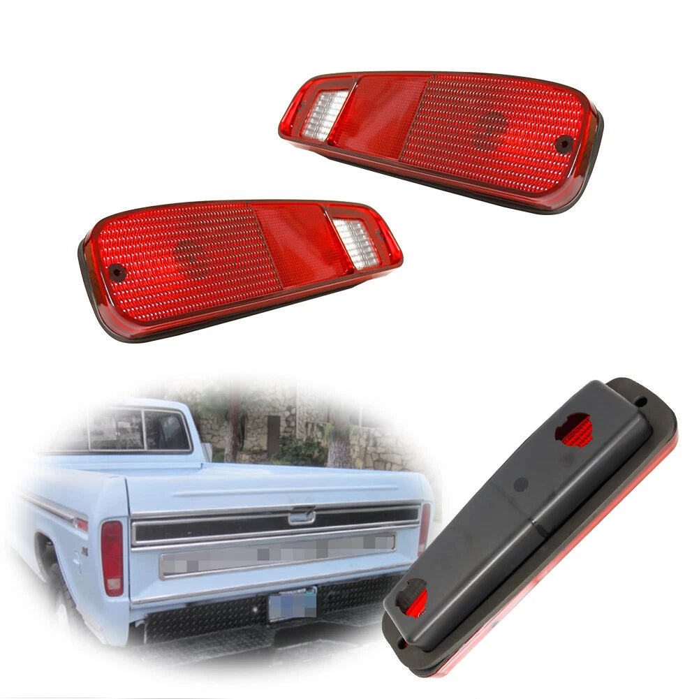 Pair Tail Lights for Ford Truck, Bronco (1973–1979)