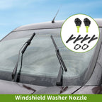 Set of 1 Windshield Washer Nozzle with Hose Connector for Subaru (No.86636FG051)