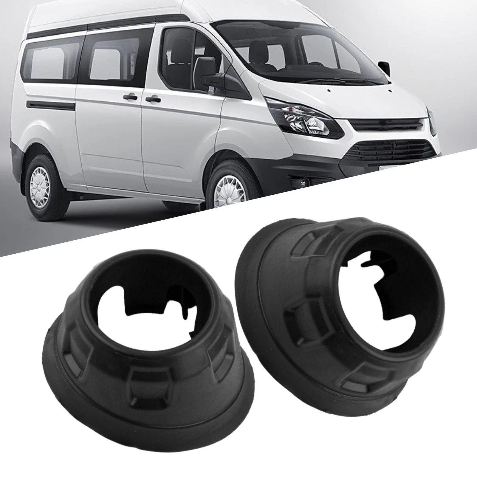 Set of 2 Door Bumper Magnet Covers for Ford Transit 250 (2015–2019) BK3Z16758C