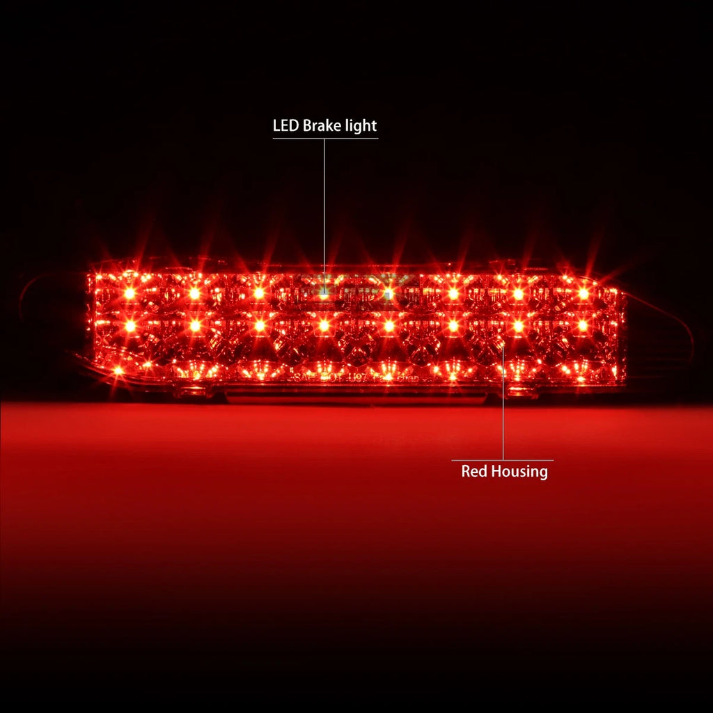 Red Dual Row LED Third Tail Brake Light for Xterra (2000–2004)