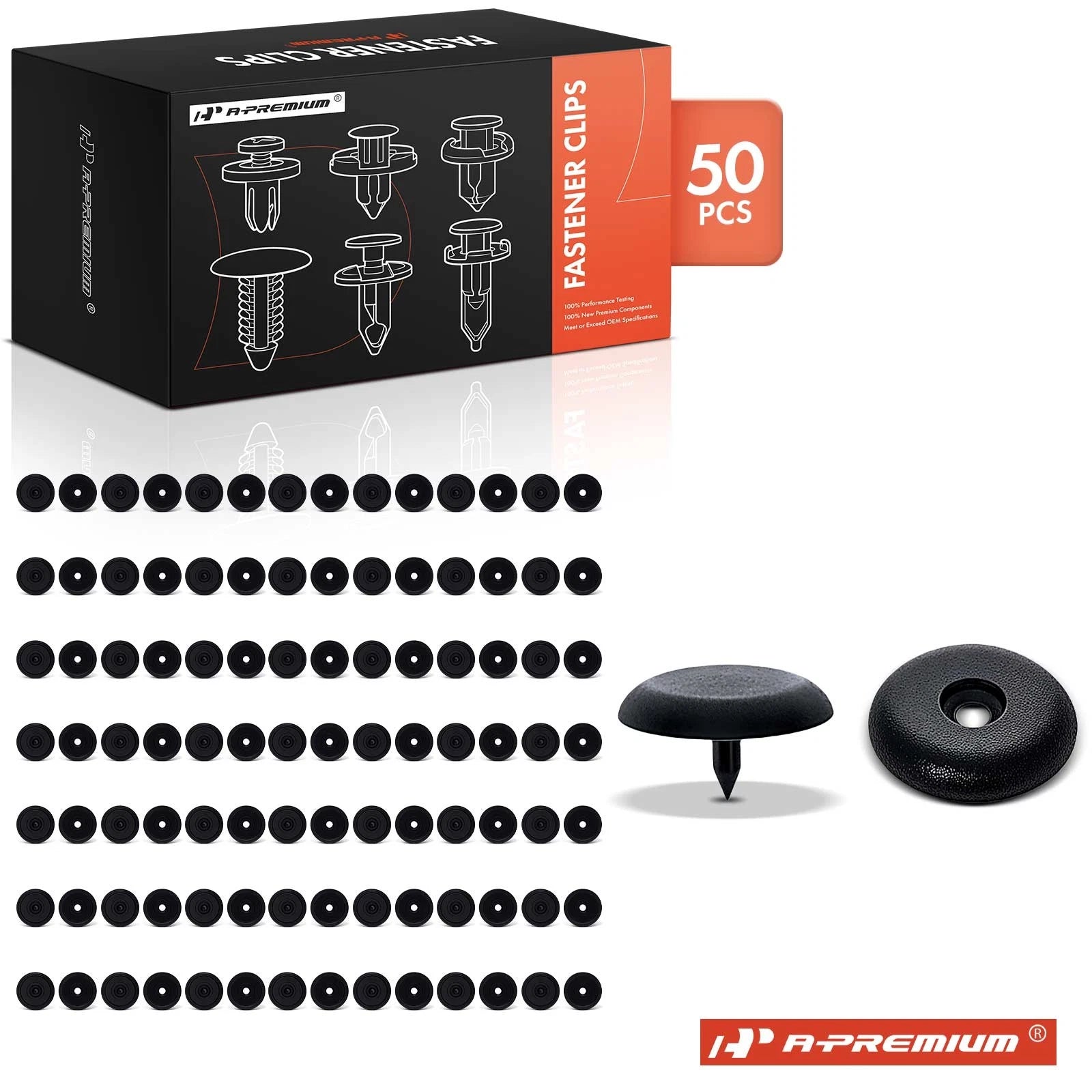 50Pcs Nylon Seat Belt Stop Button Retainer for BMW X1 X3 X4 (2011–2023)