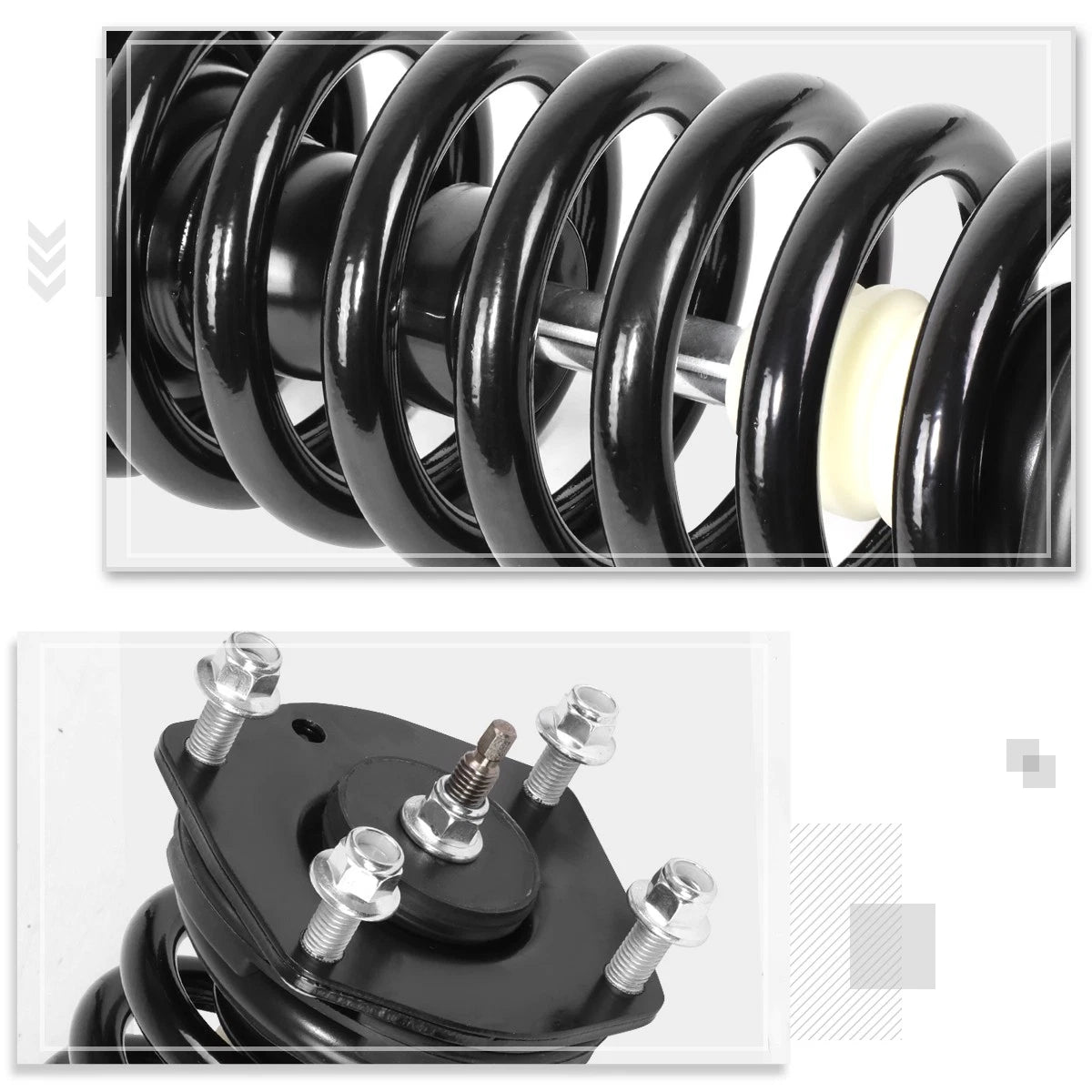 Front Struts Assembly w/Coil Springs for Jeep Commander Grand Cherokee (2006–2010)