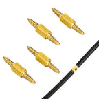 6Pcs Copper Brake Hose Connectors for Bike Derailleur Cable Routing