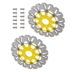 2PC Front Brake Rotor Disc Kit for Harley-Davidson Touring (2008–2019)