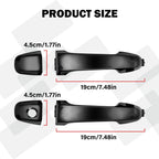 2X Outside Door Handle for Toyota Camry (2012–2017) - Black