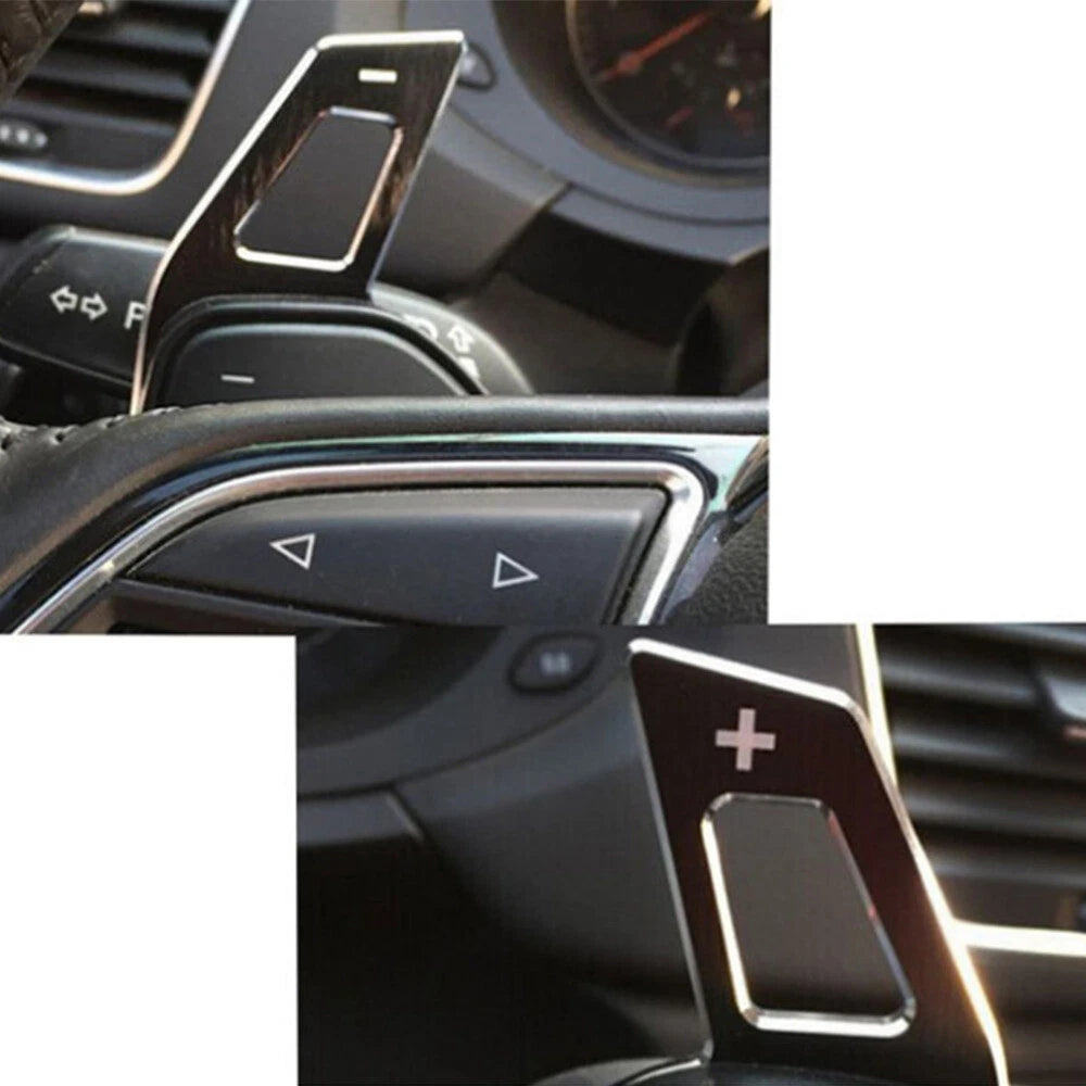 Aluminum Black Paddle Shifters for Audi