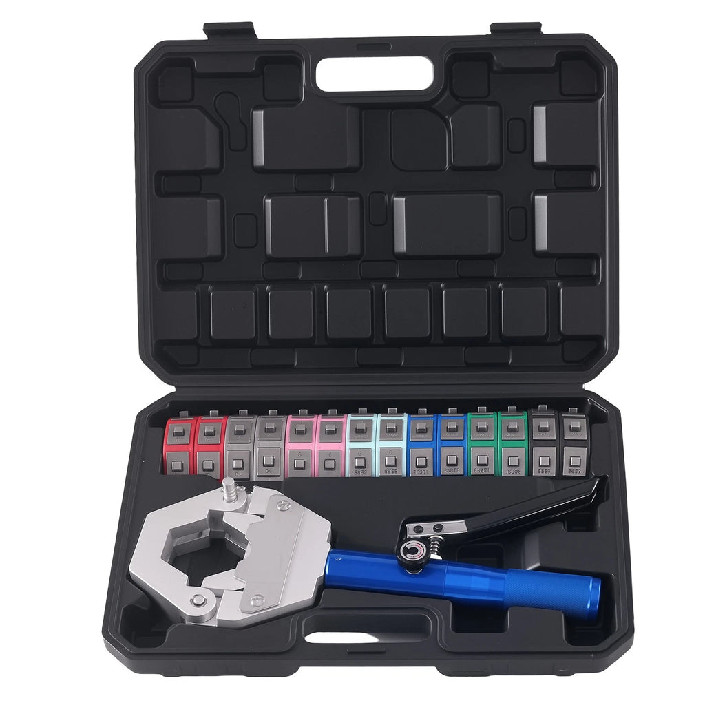 AC Hydraulic Hose Crimper Tool Set with 7 Dies for CRV (71500)
