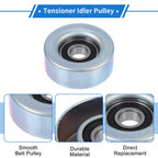 Drive Belt Idler Pulley for Honda Fit (2009-2013) 1 x OEM Replacement Part