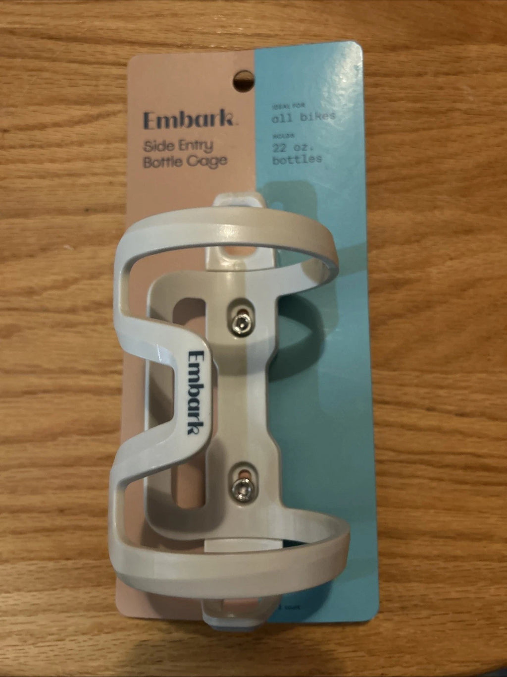 Bike Bottle Cage for All Bikes (Reversible Design) - White