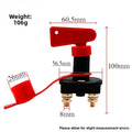 Boat Battery Power Switch Waterproof Rubber Cap Metal Construction