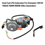 Dual Fuel Carburetor for - Aluminum Alloy, One-Button