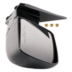 Right Manual Door Mirror for Chevy C1500 Escalade Blazer (1988–2000) 15764760 Black