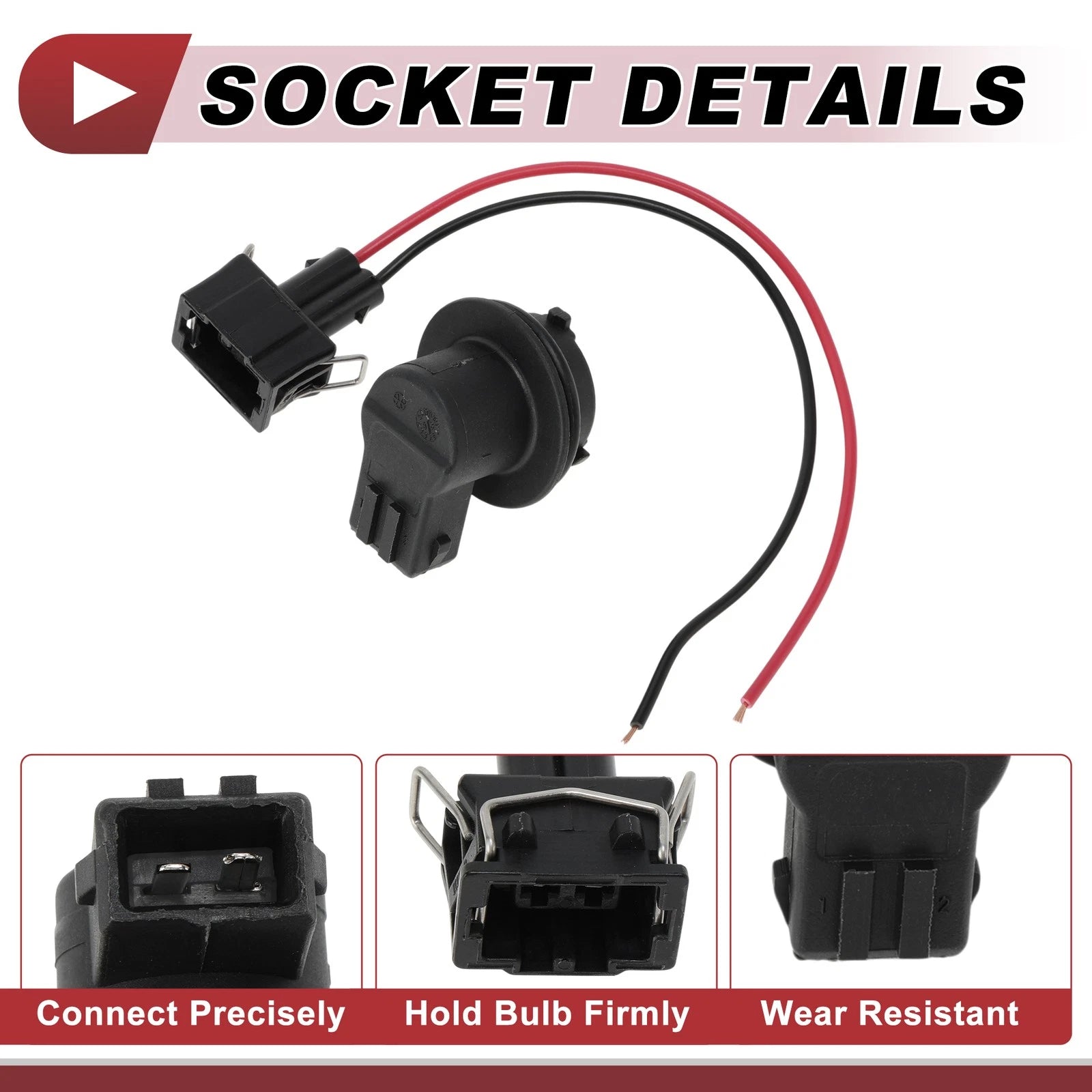 Set of 2 Turn Signal Light Socket Wiring for Volkswagen Transporter (1990–2003)