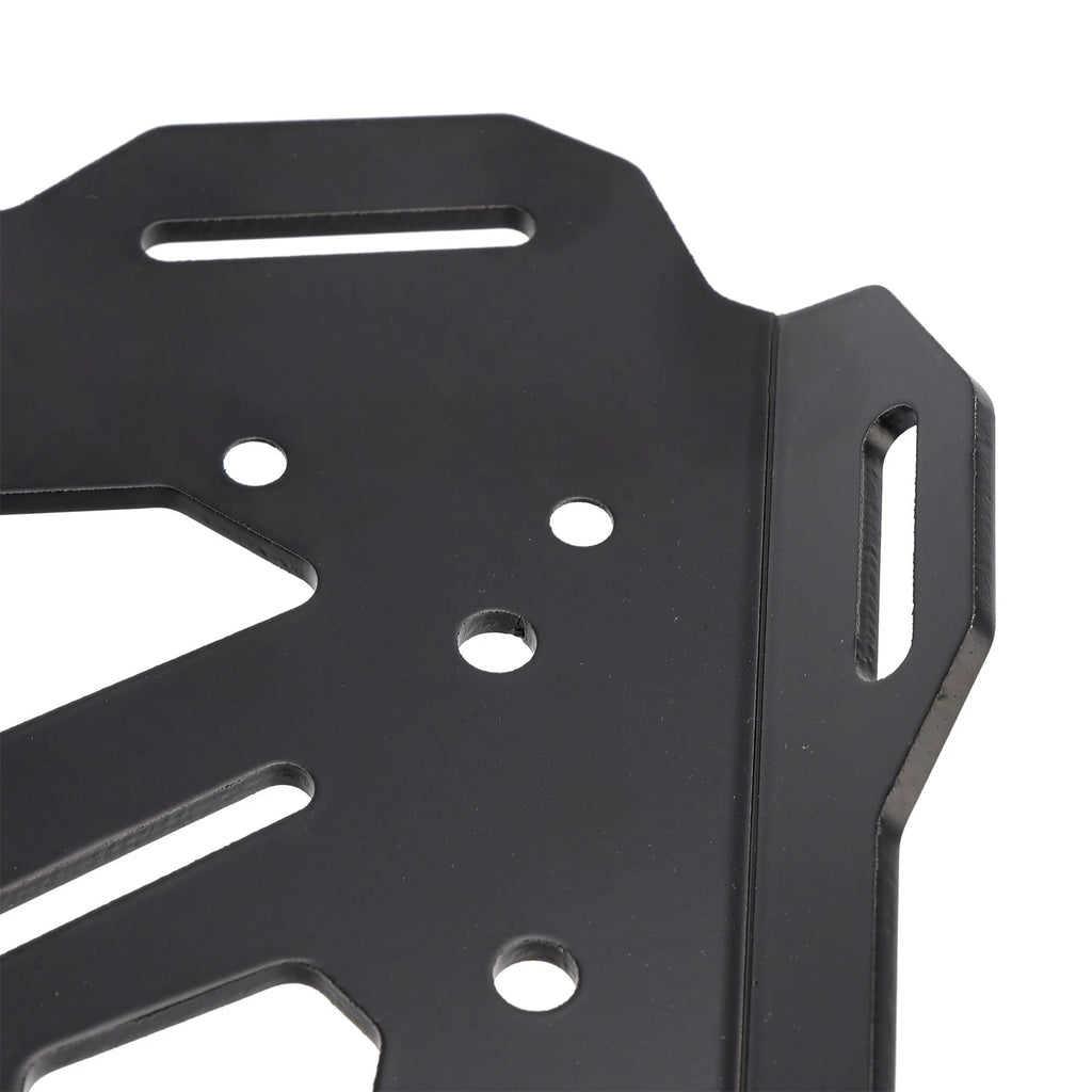 Black Aluminum Top Rack Carrier Luggage Plate for Ducati Multistrada V4/S (2022–2025)