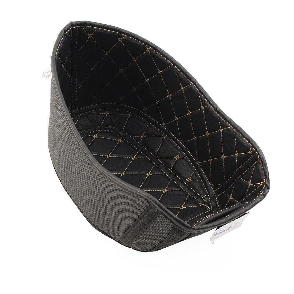 Leather Storage Box Seat Cover for Honda Click 150/125 (2016–2019)