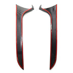 Carbon Fiber Rear Window Spoiler Trim for Audi A6 C7 (2012-2018)