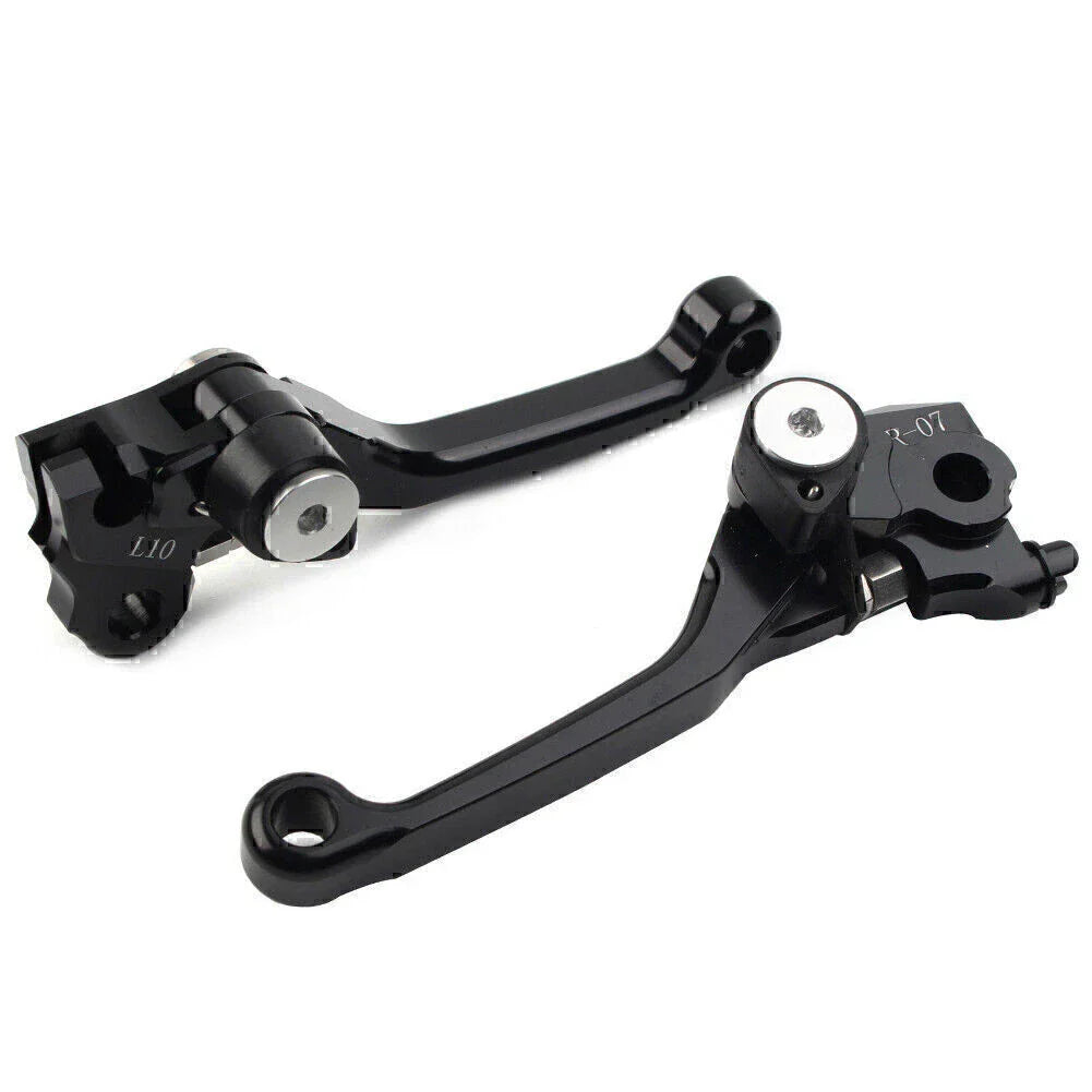 CNC Brake Clutch Levers  Pivot for Honda CRF250R CRF450R (2007-2020) Black