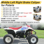 Middle Brake Calipers for Polaris Big Boss 250 300 350L 400L 500 4X6 (1989–1999)