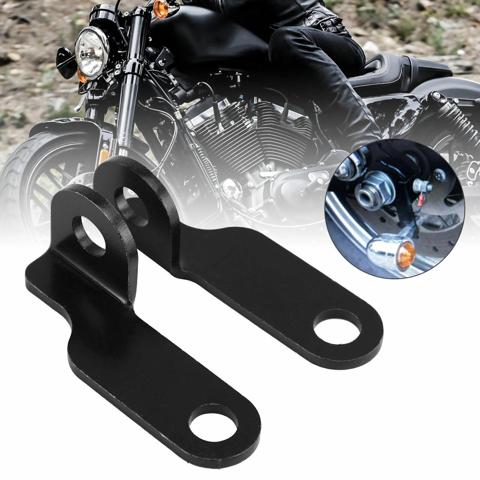 Turn Signal Light Holder Bracket for Harley Sportster Big Twin (T9)