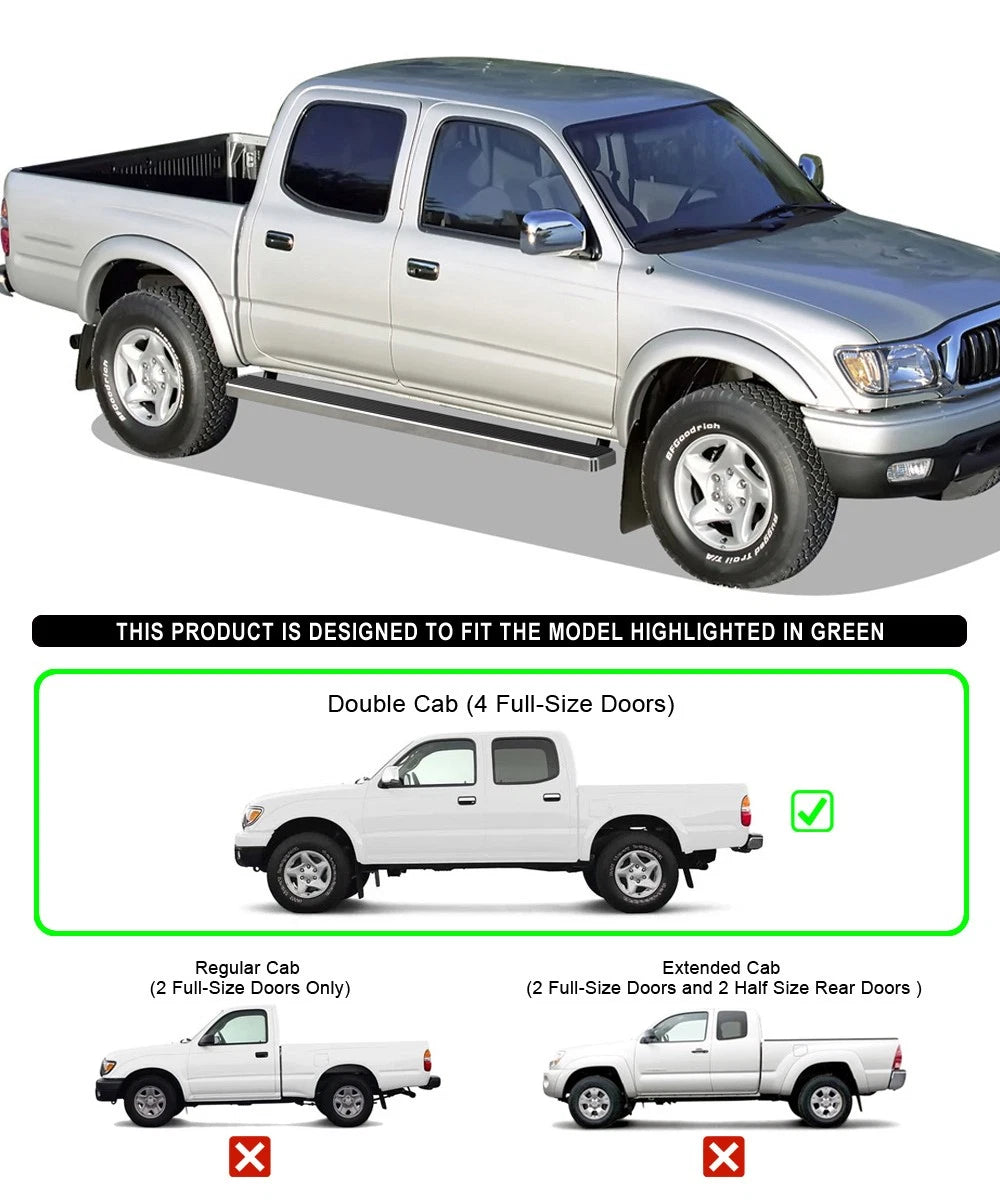 5in Stainless Steel Side Steps for Toyota Tacoma (2001-2004)