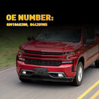 2X White LED Side Marker Lights for Chevrolet Blazer (2019–Present)