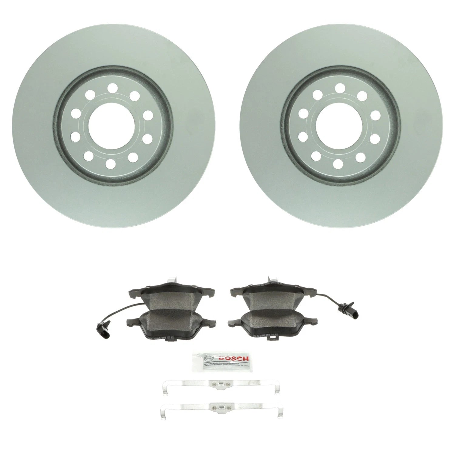 Set of 4 Bosch Quietcast Rotors & Brake Pads for Audi A4 (2005)