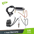 Ignition Coil and Spark Plug Kit for Kawasaki Bayou 300 (1988–2004)