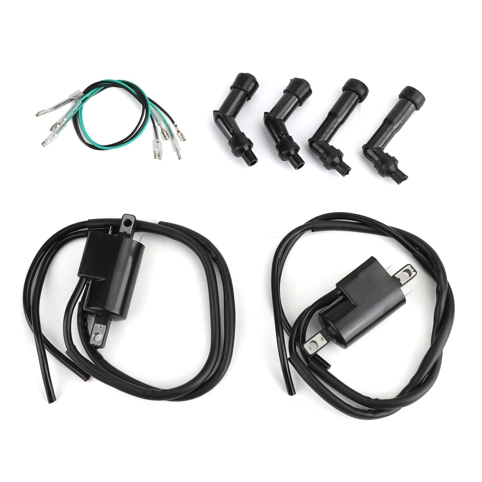 Ignition Coils & Spark Plug Caps for Honda CB350F CB400F CB500 CB550 (1972–1978)