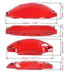 Set of 4 Brake Caliper Covers for Tesla Model 3 (2017–2025)