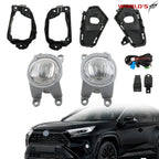 Pair LED Fog Lights for Toyota RAV4 (2023–2024) with Wiring & Switch