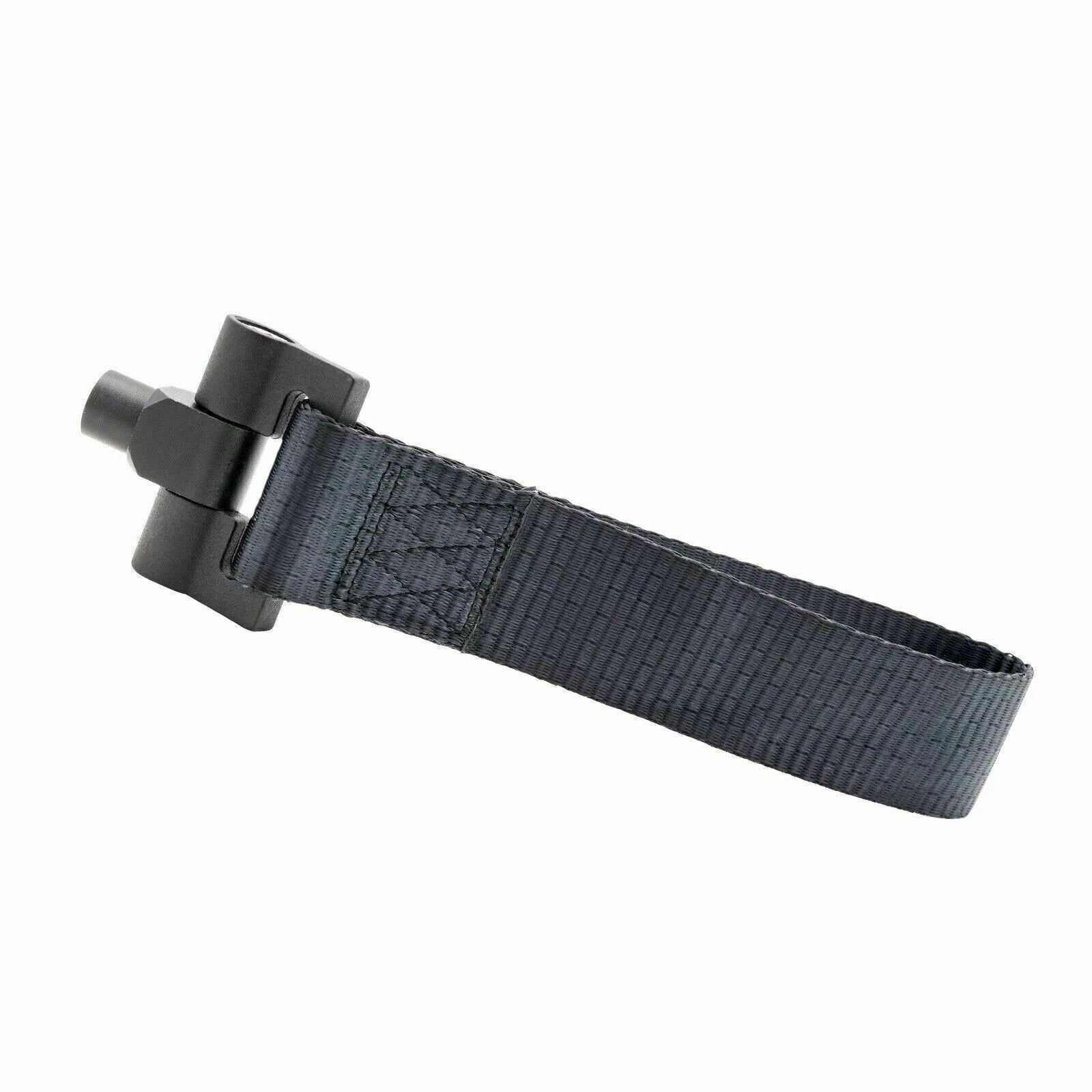 JDM Black Tow Hook Strap for Mitsubishi Lancer Evolution Evo X (2008-2017)